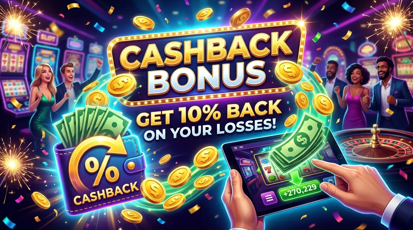 Wildz casino Cashback Bonus
